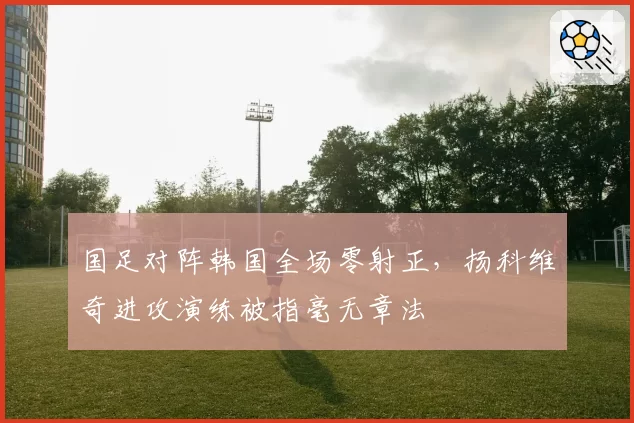 国足对阵韩国全场零射正，扬科维奇进攻演练被指毫无章法